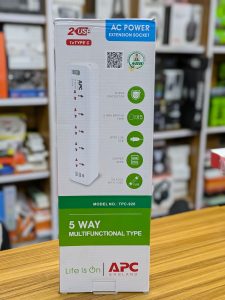 Rallonge Electrique APC 5XPrises 2XUSB 1XUSB-C