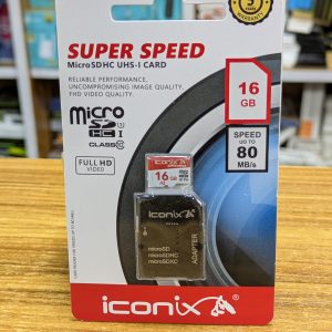 Carte MicroSDHC Iconix 16GB