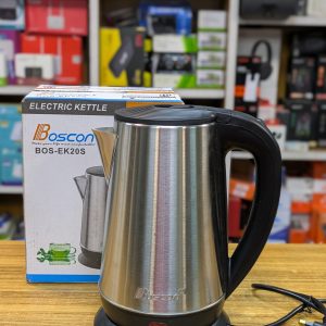 Bouilloire Électrique Boscon BOS-EK20S – Robustesse et Performance en Acier Inoxydable