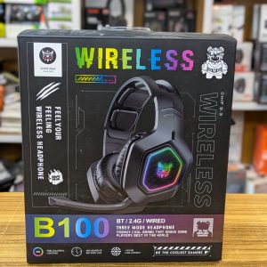 ONIKUMA B100 Casque Gaming RGB Micro Haute Sensibilité Réglable - Noir