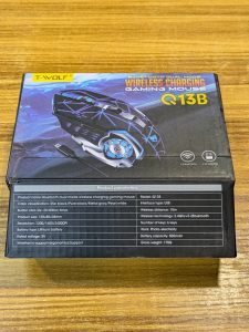 T-WOLF Q13B | Souris Gaming Sans Fil Rechargeable - Mode Double Bluetooth & 2.4GHz