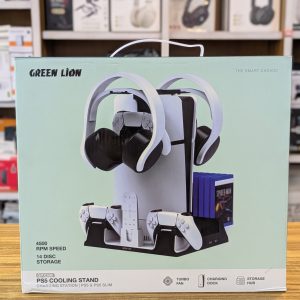 Green Lion PS5 Cooling Stand – Station de Refroidissement Multi-Support