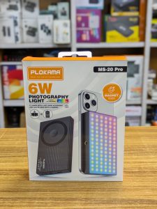 Plokama MS-20 Pro – Lampe de Photographie LED Magnétique 6W