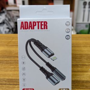 Adaptateur 2-en-1 Lightning vers Jack 3.5mm & Lightning GJ-012 – Musique et Charge pour iPhone