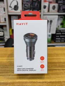 Chargeur Voiture HAVIT CC2017 – 48W, PD 30W & QC 3.0 avec Écran Digital