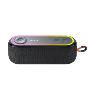 Enceinte Bluetooth Portable HAVIT SK810BT - IPX5 Étanche & Effets Lumineux RGB