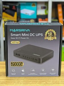Marsriva KP5 Max – Mini DC UPS 20000mAh (Idéal Routeur / Wi-Fi)
