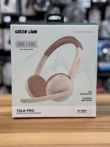 Casque Sans Fil Professionnel Green Lion Talk Pro (Bluetooth v5.0 | ANC + ENC | 54h d'autonomie)