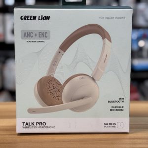 Casque Sans Fil Professionnel Green Lion Talk Pro (Bluetooth v5.0 | ANC + ENC | 54h d'autonomie)