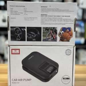 Compresseur d'Air Portatif sans Fil Earldom (Modèle V2 — 5000mAh / 18.5Wh)