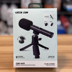 Microphone Sans Fil pour Enregistrement et Bureau Green Lion GM-94X