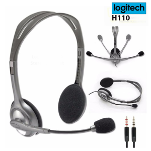 Casque Micro Filaire Logitech H110 — Double Prise Jack 3.5 mm (Stereo Headset)