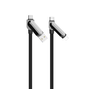 Câble Multi-connecteurs 4 en 1 LDNIO LC25 – 100W Max