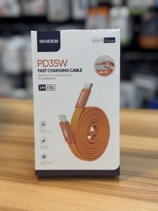 Câble de Charge Rapide USB-C vers Lightning Sendem T118-2M (PD 35W)