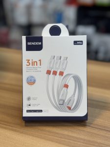 Câble 3 en 1 en Silicone Sendem M94