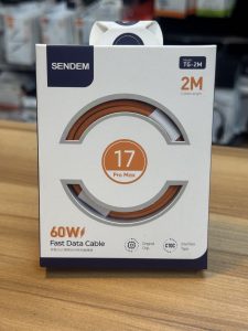 Câble de Charge Rapide USB-C vers USB-C SENDEM 60W (2 mètres)