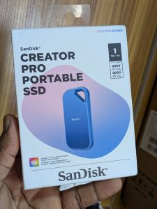 SanDisk SSD Creator PRO Portable 1 To - 2000MB/s - Rapide, compact et fiable